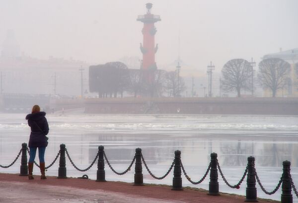 Туман в Санкт-Петербурге - Sputnik Кыргызстан