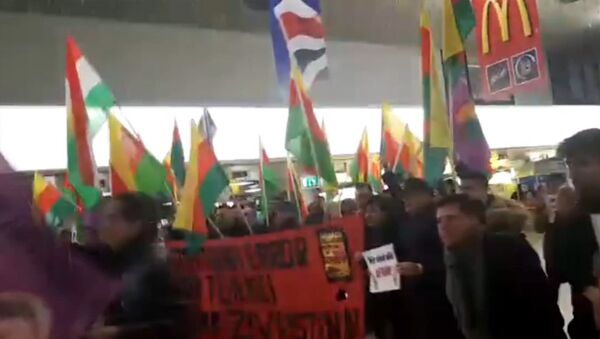 Курды и сторонники Эрдогана подрались в аэропорту Ганновера - Sputnik Кыргызстан