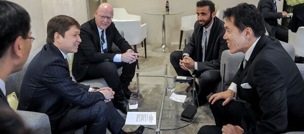 Участие Сапара Исакова во Всемирном экономическом форуме в городе Давос (Швейцария) - Sputnik Кыргызстан