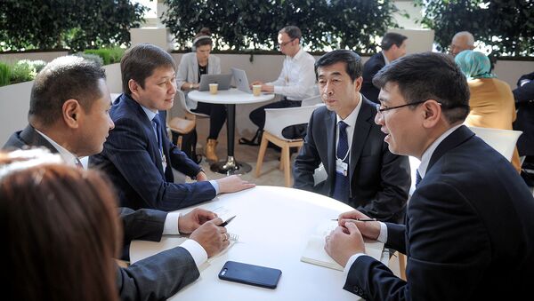 Участие Сапара Исакова во Всемирном экономическом форуме в городе Давос (Швейцария) - Sputnik Кыргызстан