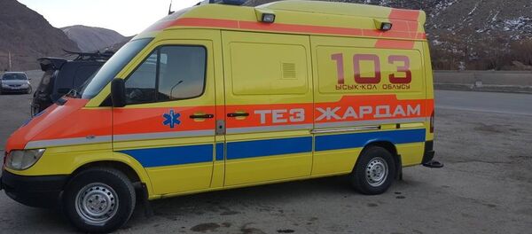 Жеке ишкер Мирлан Исагалиев Каракол шаарындагы Ысык-Көл облустук бириккен ооруканасына Тез жардам автоунаасын тапшырды - Sputnik Кыргызстан