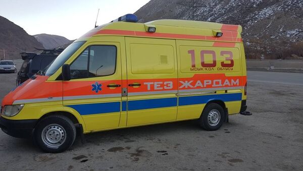 Карета скорой помощи подаренная областной больнице в Караколе - Sputnik Кыргызстан