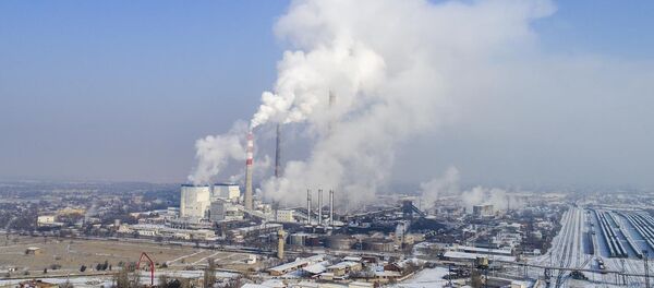 Фотофакт: работа ТЭЦ Бишкека после аварии — вид с дрона - Sputnik Кыргызстан