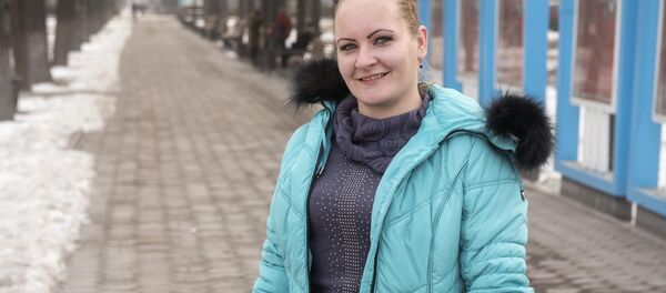 Мать-одиночка, инвалид Анастасия Клименко - Sputnik Кыргызстан