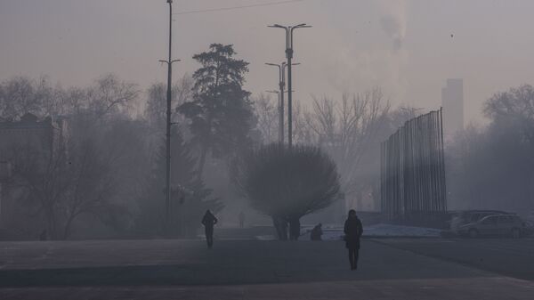 Прохожие на площади Ала-Тоо в Бишкеке. Архивное фото - Sputnik Кыргызстан