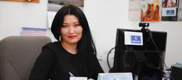 Автор проекта Sports Awards Динара Орозбаева Автор проекта Sports Awards Динара Орозбаева - Sputnik Кыргызстан