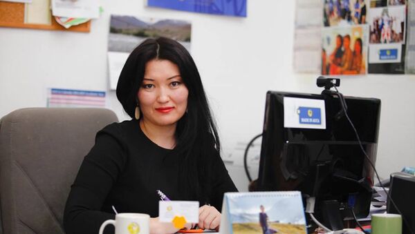Автор проекта Sports Awards Динара Орозбаева - Sputnik Кыргызстан