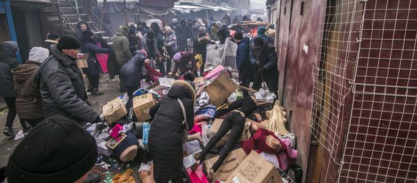 Ош базарындагы өрт - Sputnik Кыргызстан