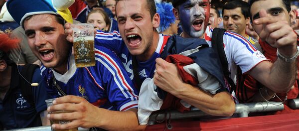 Футбол. ЕВРО - 2012. Матч сборных Швеции и Франции - Sputnik Кыргызстан