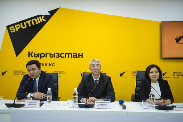 Пресс-конференция Модернизация аэропортов Кыргызстана — итоги года и планы - Sputnik Кыргызстан