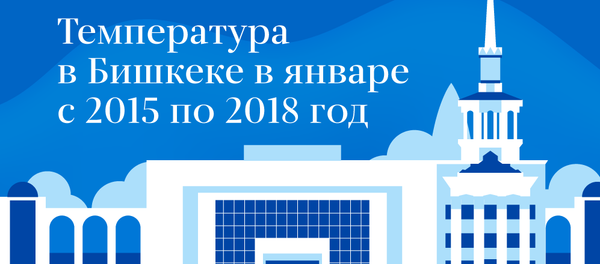 Температура в Бишкеке в январе с 2015 по 2018 год - Sputnik Кыргызстан