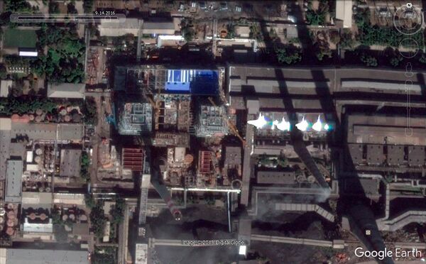 К 14 сентября 2016-го уже был построен каркас нового блока - Sputnik Кыргызстан