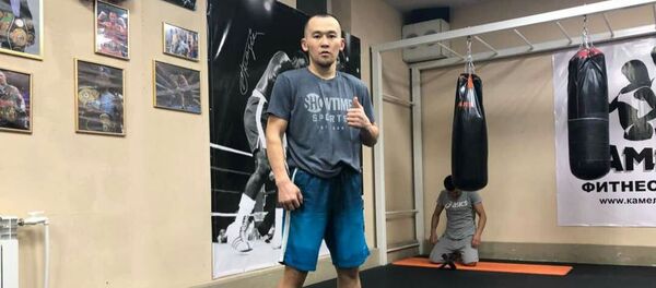 Кыргызстандык спортчу Акжол Сулайманбек уулу. Архив - Sputnik Кыргызстан