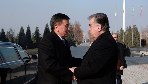 Официальный визит президента КР Сооронбая Жээнбекова в Таджикистан - Sputnik Кыргызстан