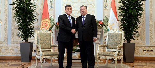 Официальный визит президента КР Сооронбая Жээнбекова в Таджикистан - Sputnik Кыргызстан