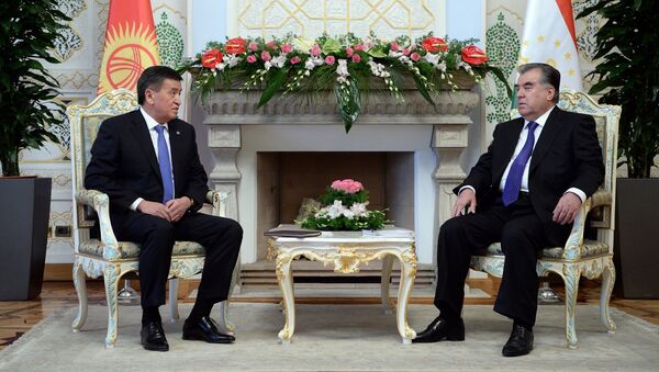 Официальный визит президента КР Сооронбая Жээнбекова в Таджикистан - Sputnik Кыргызстан