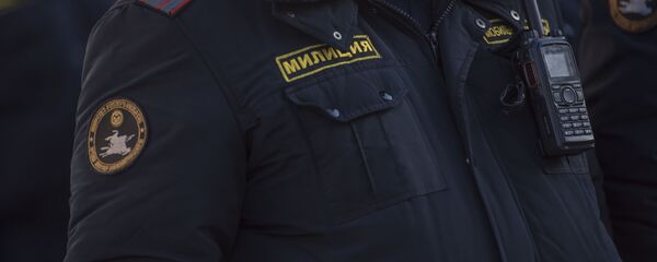 Бишкектин милиция кызматкери иш учурунда. Архив - Sputnik Кыргызстан