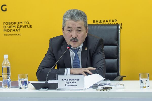 Министр финансов КР Адылбек Касымалиев - Sputnik Кыргызстан