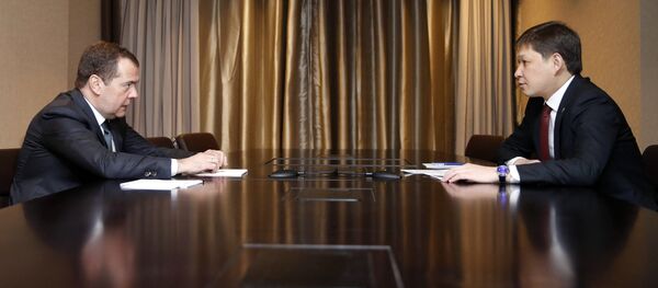 Рабочий визит премьер-министра РФ Д. Медведева в Казахстан Рабочий визит премьер-министра РФ Д. Медведева в Казахстан - Sputnik Кыргызстан