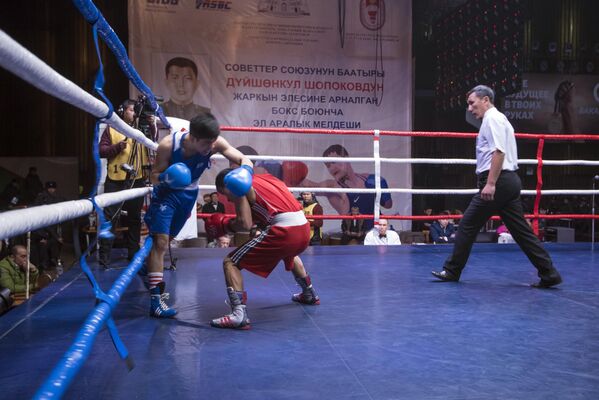 Международный турнир по боксу, посвященный памяти Дуйшенкула Шопокова в Бишкеке - Sputnik Кыргызстан