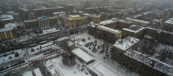 Карга бөлөнгөн Бишкектин асмандан көрүнүшү - Sputnik Кыргызстан