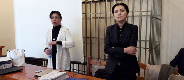 Аида Салянова в зале суда. Архивное фото - Sputnik Кыргызстан