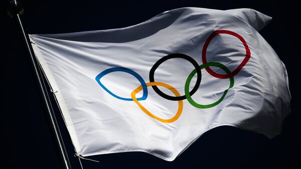 Олимпийский флаг. Архивное фото - Sputnik Кыргызстан