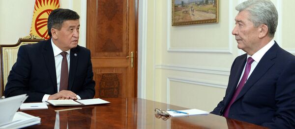 Президент Сооронбай Жээнбеков принял посла РК в Кыргызстане Айымдоса Бозжигитова - Sputnik Кыргызстан
