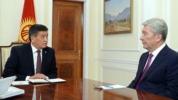 Президент Сооронбай Жээнбеков принял посла РК в Кыргызстане Айымдоса Бозжигитова - Sputnik Кыргызстан