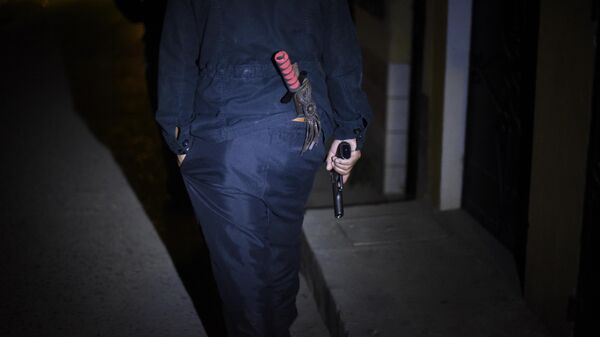 Мужчина с пистолетом. Иллюстративное фото - Sputnik Кыргызстан