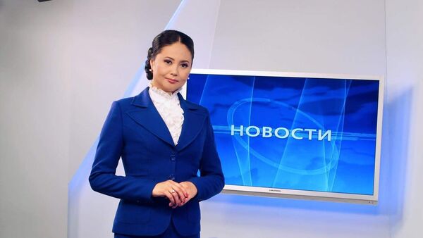 Телеведущая, диктор телеканала НТС Айнура Кабатай кызы - Sputnik Кыргызстан