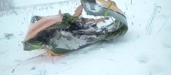Видео с места падения пассажирского самолета Ан-148 в Подмосковье Видео с места падения пассажирского самолета Ан-148 в Подмосковье - Sputnik Кыргызстан