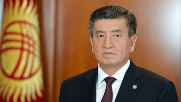 Кыргызстандын президенти Сооронбай Жээнбеков. Архив - Sputnik Кыргызстан