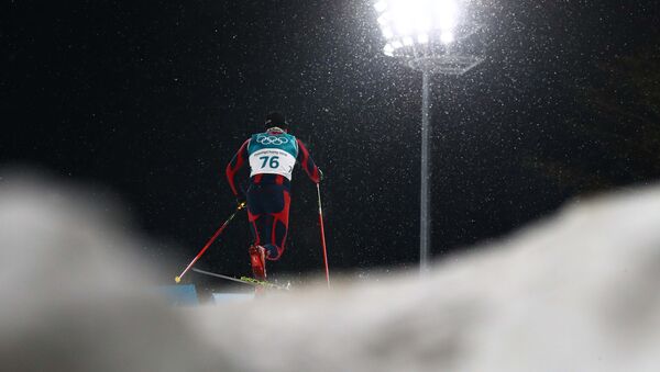 Кыргызстандык тоо лыжачы Тариэль Жаркымбаев Пхенчхандагы кышкы Олимпиада оюндарында спринтердик жарышта 80 спортчунун ичинен 78-болуп келди - Sputnik Кыргызстан