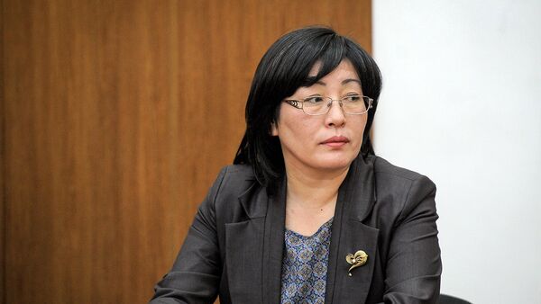 Экс-председатель Государственной регистрационной службы Алина Шаикова. Архивное фото - Sputnik Кыргызстан