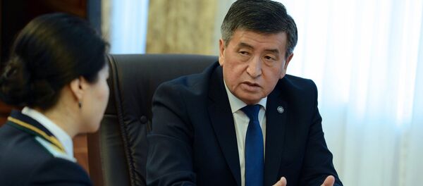 Президент Кыргызской Республики Сооронбай Жээнбеков - Sputnik Кыргызстан
