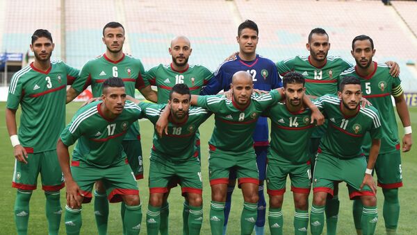 Игроки сборной Марокко по футболу - Sputnik Кыргызстан