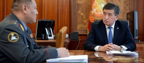 Президент Сооронбай Жээнбеков принял министра МВД Улана Исраилова - Sputnik Кыргызстан