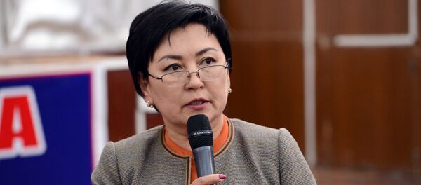 Министр образования и науки КР Гульмира Кудайбердиева - Sputnik Кыргызстан