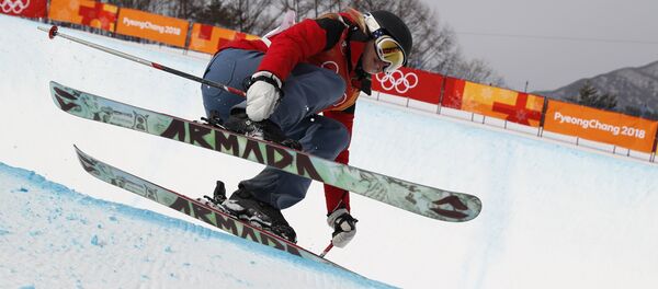 Соревнования по лыжному хафпайпу в рамках Олимпийских игр в Пхенчхане - Sputnik Кыргызстан
