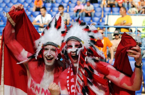 Болельщики сборной Дании - Sputnik Кыргызстан