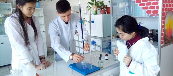 Визит школьников из Бишкека в Кемеровский государственный университет - Sputnik Кыргызстан