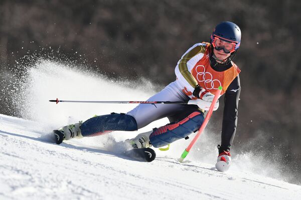 Кыргызстан Евгений Тимофеев на зимних Олимпийских играх в Пхенчане - Sputnik Кыргызстан