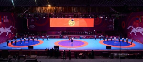 Чемпионат Азии по спортивной борьбе в Бишкеке Чемпионат Азии по спортивной борьбе в Бишкеке - Sputnik Кыргызстан