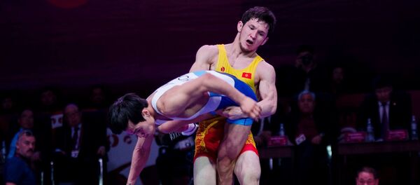 Чемпионата Азии по спортивной борьбе в Бишкеке - Sputnik Кыргызстан