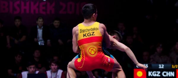 Чемпионата Азии по спортивной борьбе в Бишкеке - Sputnik Кыргызстан