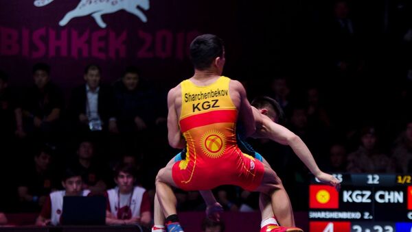 Чемпионата Азии по спортивной борьбе в Бишкеке - Sputnik Кыргызстан