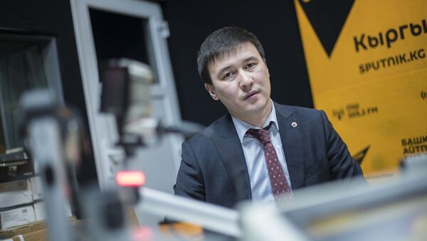 Председатель правления ОАО Национальная энергетическая холдинговая компания Айбек Калиев. Архивное фото - Sputnik Кыргызстан