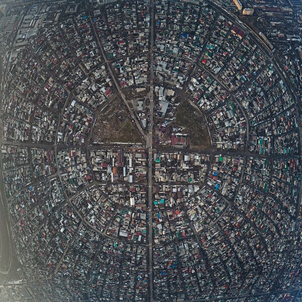 Жумушчулар шаарчасындагы симметриялык планировка - Sputnik Кыргызстан