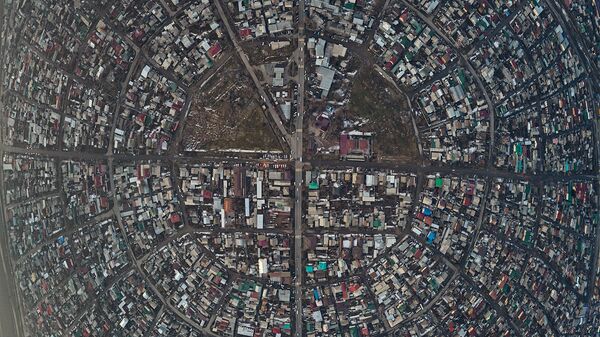 Бишкек с высоты птичьего полета — Рабочий городок - Sputnik Кыргызстан